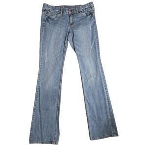 Mossimo Boot Cut Medium Wash Stretch Jeans Sz 8 31" Inseam